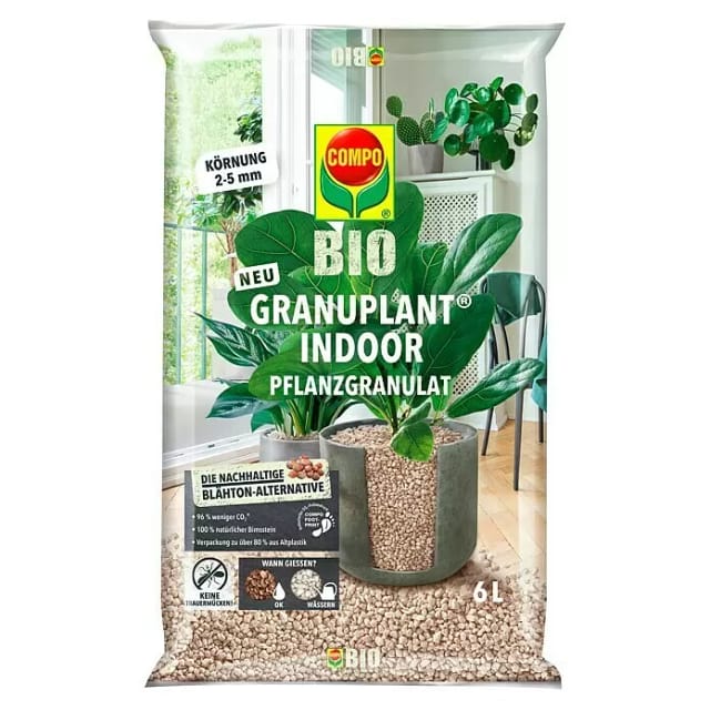 Compo Bio-Pflanzgranulat Granuplant Indoor 6,