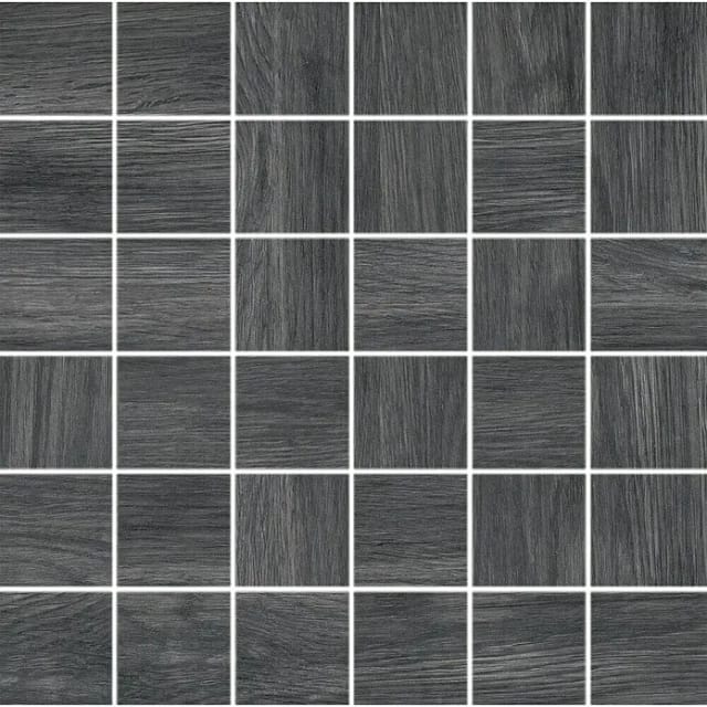 Mosaikfliese Oak Dark 30 cm x 30 cm