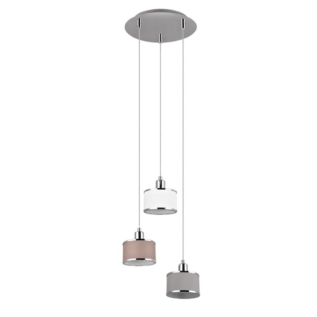 Trio Pendellampe Kaprun Chrom
