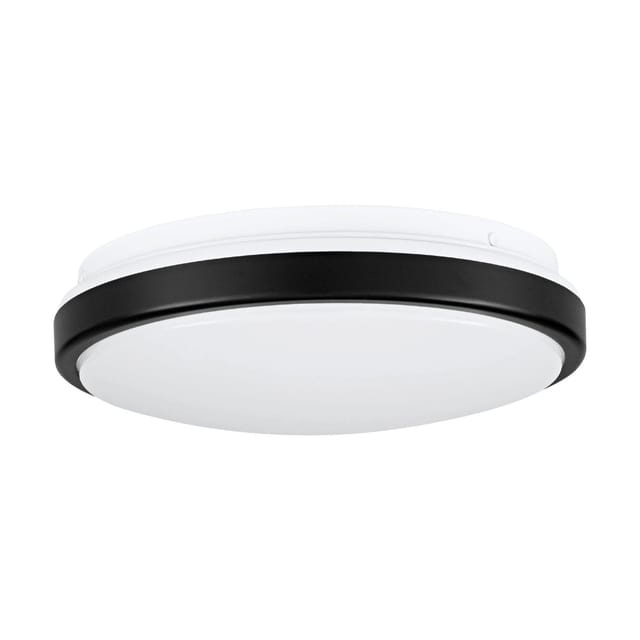 Eglo LED-Deckenleuchte Lezuza Ø 24,5 cm Weiß-Schwarz