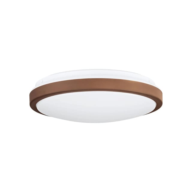 Eglo LED-Deckenleuchte Lezuza Ø 32,5 cm Mokka