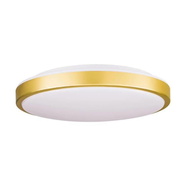 Eglo LED-Deckenleuchte Lezuza Ø 43 cm Weiß-Messing