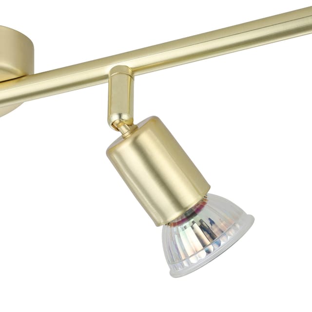 Eglo Spot Buzz-LED 4-flammig 68,5 cm x 6,5 cm Messing