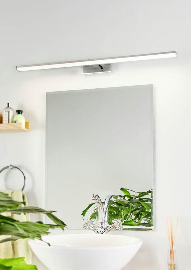 Eglo LED-Wandleuchte Pandella 78 cm Chrom-Silber