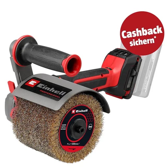 Einhell Akku-Bürstenschleifer Professional TP-BR 18/32 Rot-Schwarz