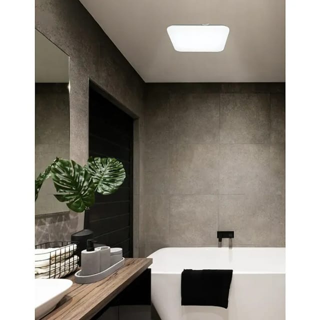 Eglo LED-Deckenleuchte Frania 33 cm x 33 cm Weiß