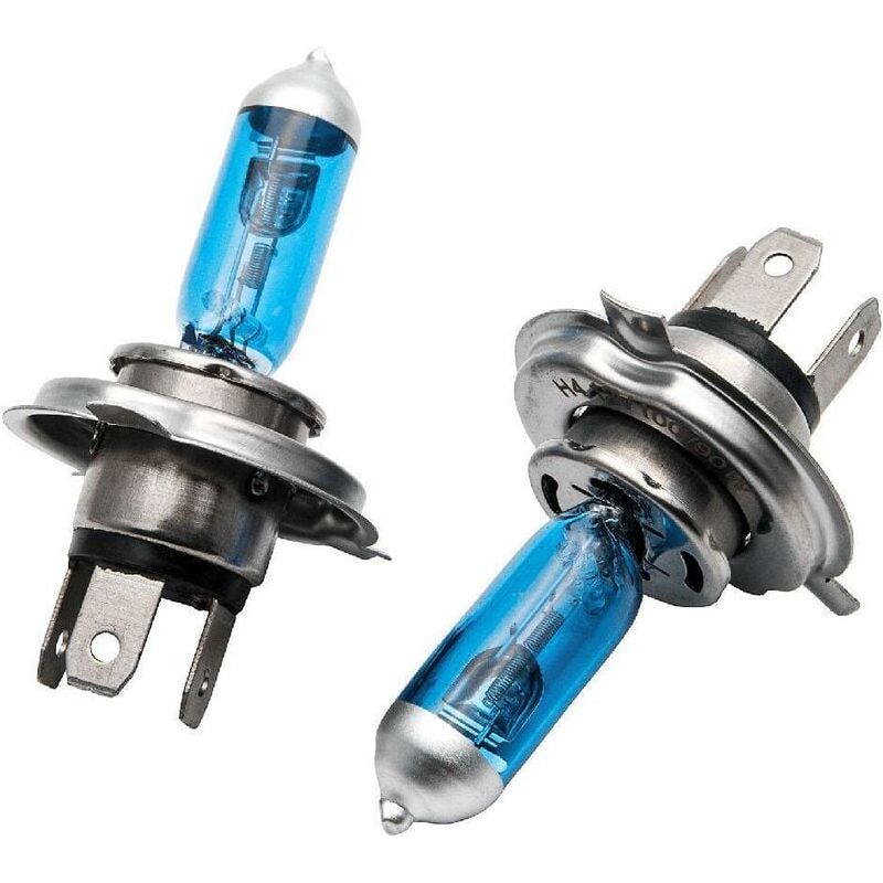 H4-glühbirne – 100 W – 12 V – 8500 K – Superweiß – Für Autoscheinwerfer – 2 Stück