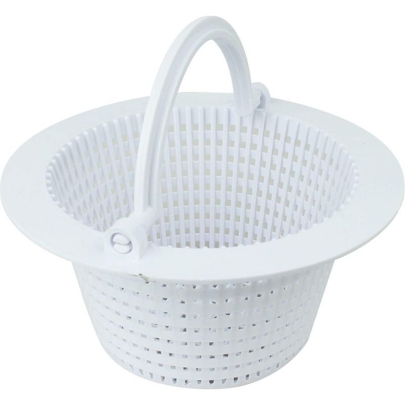 Skimmerkorb Für Aufstellpools – 16 Cm Oberer Durchmesser – Weiß – 1 Stück