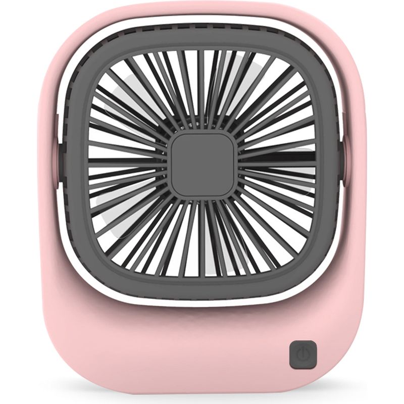 Tragbarer Ventilator – Mini-usb-ventilator Mit Ladefunktion – Für Büro, Zuhause Und Reisen – 3 Geschwindigkeitsstufen – Abnehmbarer Ständer – 1 Stück
