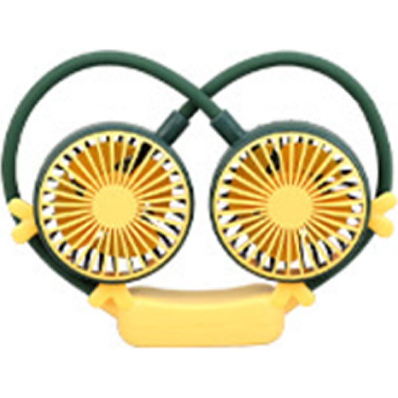 Tragbarer Ventilator – Freihändiger Usb-ventilator Für Den Persönlichen Gebrauch – Für Büro, Reisen Und Outdoor-aktivitäten – 3 Geschwindigkeitsstufen – Usb-akku Wiederaufladbar – 1 Stück