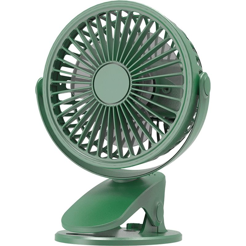 Tragbarer Ventilator – 3 Geschwindigkeitsstufen – Zum Anclipsen – Usb- Und Batteriebetrieb – Für Büro Und Studentenzimmer – 1 Stück