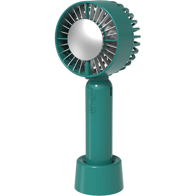 Wiederaufladbarer Usb-ventilator – Hand- Oder Tischventilator – 3 Geschwindigkeitsstufen – Halbleiter-kühlchip – 2000 Mah – 1 Stück