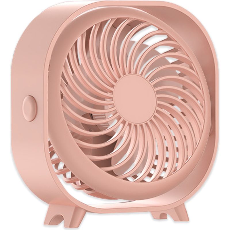 Tischventilator – Wiederaufladbar – Integrierter 2000-mah-akku – 3 Geschwindigkeitsstufen – Leise – Für Büro, Studentenzimmer, Schlafzimmer – 1 Stück