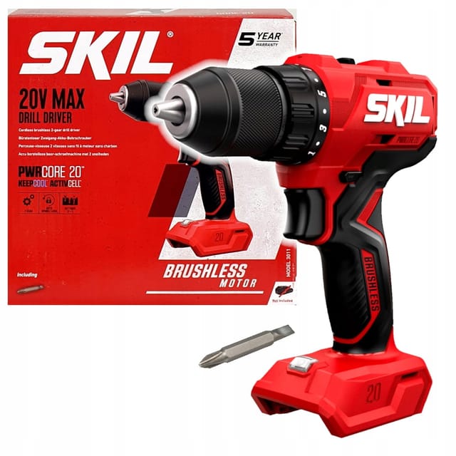 Skil Akku-Bohrschrauber 3011CA 55 Nm Bürstenlos Ohne 20 V Akku & Ladegerät