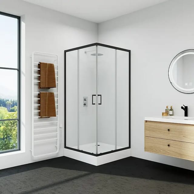 baliv Eckdusche Factory 90 cm x 90 cm x 200 cm Sicherheitsglas