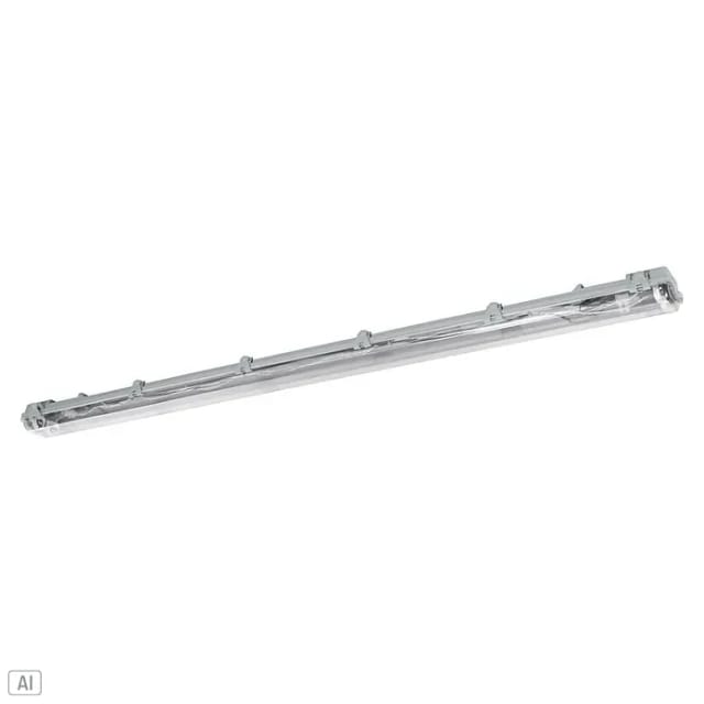 Eglo LED-Feuchtraumleuchte Basic 2-flammig 156 cm Grau