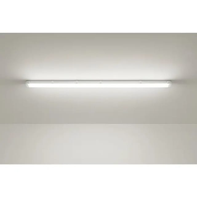 Eglo LED-Feuchtraumleuchte Basic Plus 2-flammig 126 cm Grau