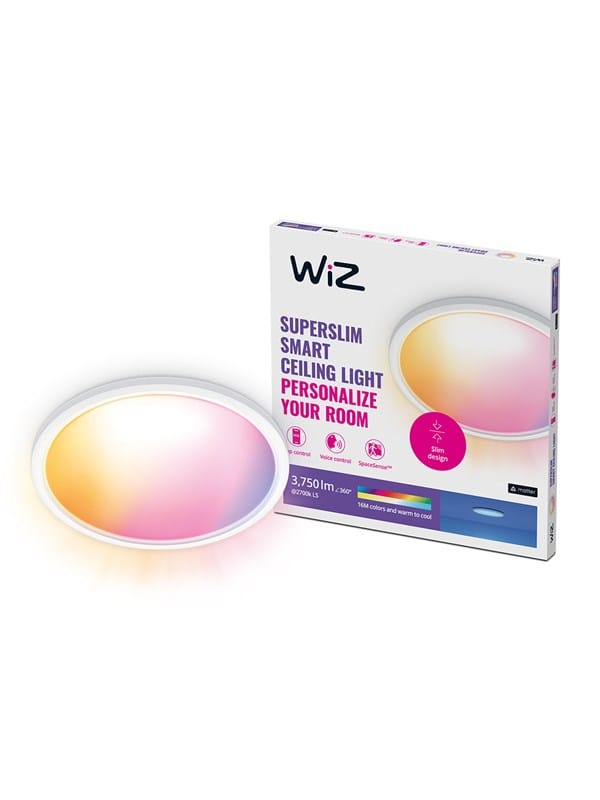 WiZ Deckenleuchte SuperSlim Tunable Smart Ø 55 cm x 4,8 cm Weiß