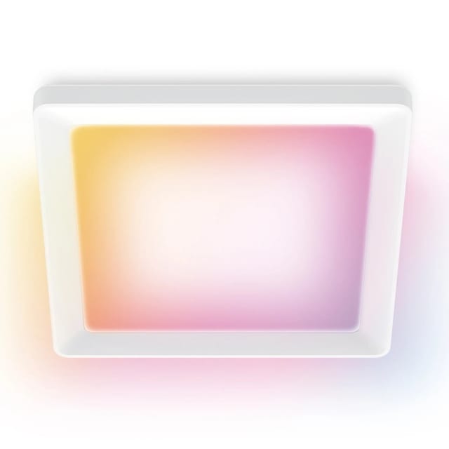 WiZ Deckenleuchte-Panel Smart Eckig Ceiling 3,7 cm x 39,5 cm x 39,5 cm Weiß