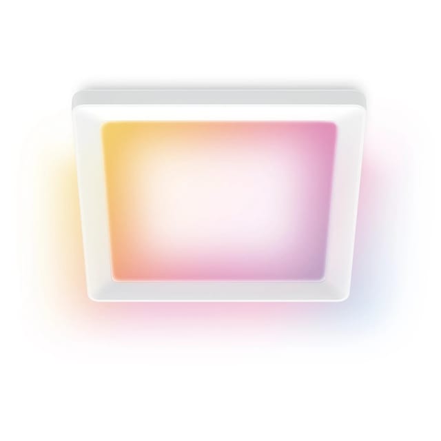 WiZ Deckenpanel Smart Eckig Ceiling 3,7 cm x 29,5 cm x 29,5 cm Weiß