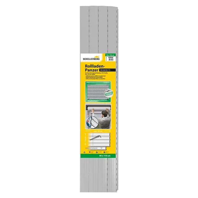 Schellenberg Rollladenpanzer Mini PVC 110 cm x 90 cm Grau