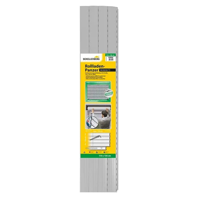 Schellenberg Rollladenpanzer Mini PVC 130 cm x 110 cm Grau