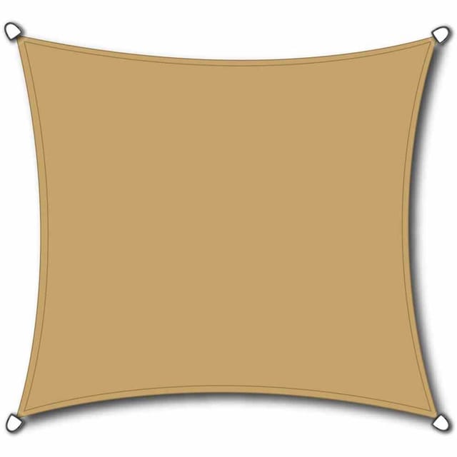 Siena Garden Sonnensegel Solino Natur 360 cm x 360 cm