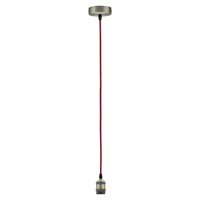 Paulmann Pendelleuchte Neordic Eldar E27 max. 1 x 20 W Rot-Brüniert