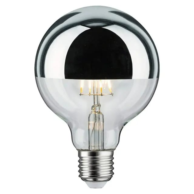 Paulmann LED-Glühbirne 6,5 W E27 Kopfspiegel Silber