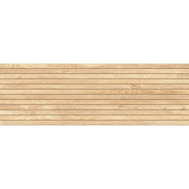 Wandfliese Lamellenoptik 89 cm x 29 cm Helle-Beige