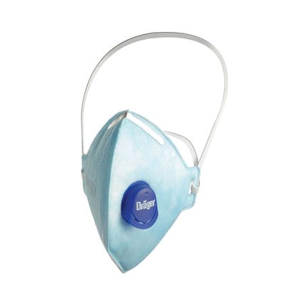 Dräger Staubmaske X-plore 1720 V FFP2 mit Ventil 10 Stück Blau