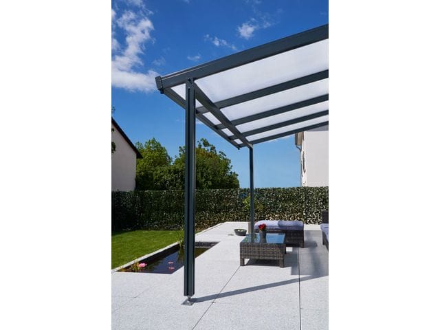 Gutta Hohlkammerplatte Zebra 250 cm x 98 cm x 1,6 cm Weiß