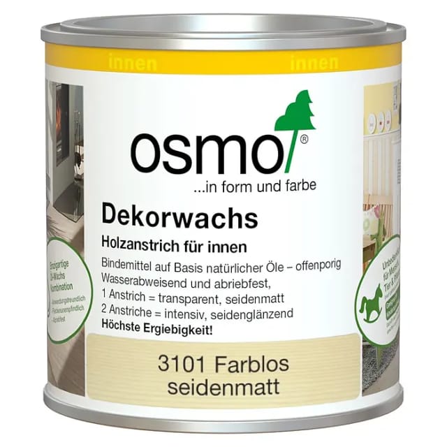 Osmo Dekorwachs Transparent Farblos 375 ml