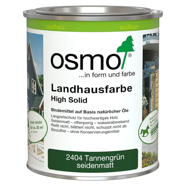 Osmo Landhausfarbe Tannengrün 750 ml