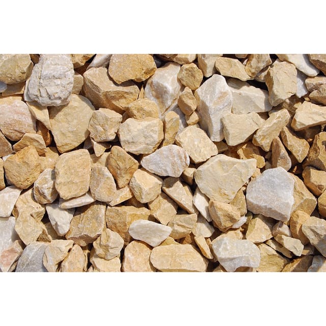 Marmorbruch Gold-Ocker 25 - 50 mm 1000 kg Tandem-Bags