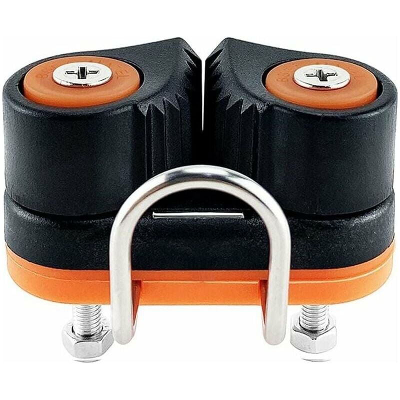 Seilklemme – Eloxiertes Aluminium – Für Seile Von 3 Bis 12 Mm Durchmesser – Für Segelboote, Kajaks Und Boote – 1 Stück