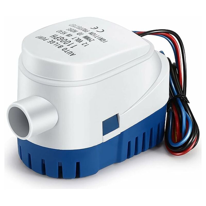 Bilgenpumpe – 12 V – 1100 Gph Förderleistung – Automatisch Und Wasserdicht – Für Boote, Teiche Und Schwimmbäder – 1 Stück