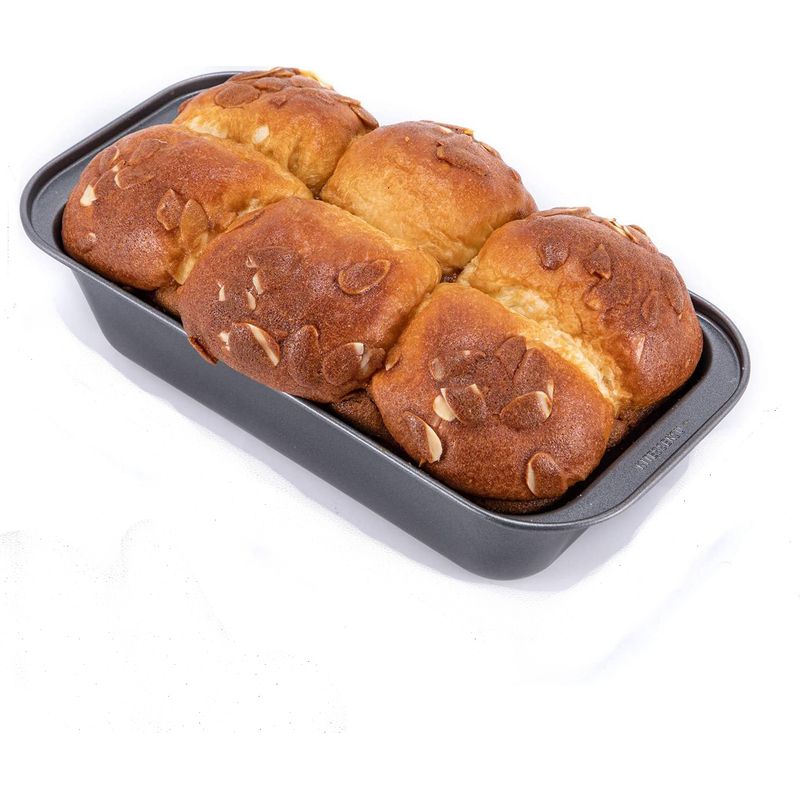 Brotform – Aus 0,5 Mm Starkem Kohlenstoffstahl – Antihaftbeschichtung – Ergonomische Griffe – Ofenfest Bis 230 °c – 1 Stück