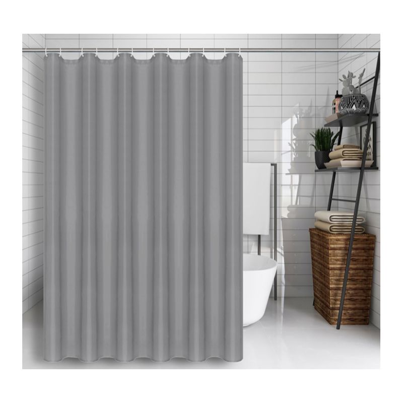 Duschvorhang – 79 X 180 Cm – Duschkabine – 130 G/m² Polyester – Wasserdicht Und Schimmelresistent – Weiß – 1 Stück