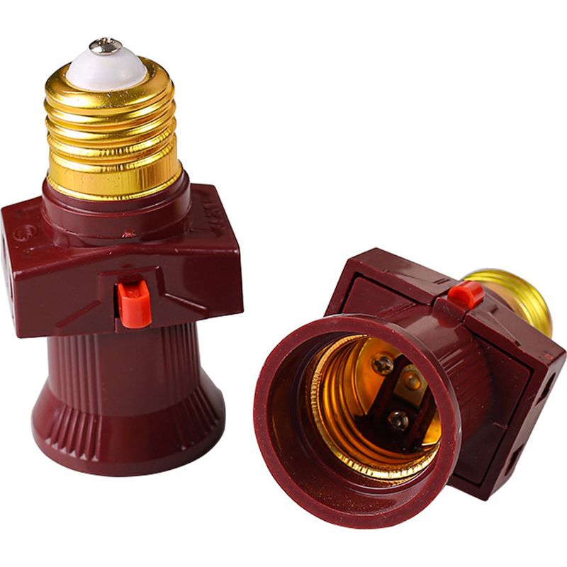 E27-lampenfassung – Mit Integriertem Schalter, 6 A, 250 V – Energieklasse A – 2er-pack