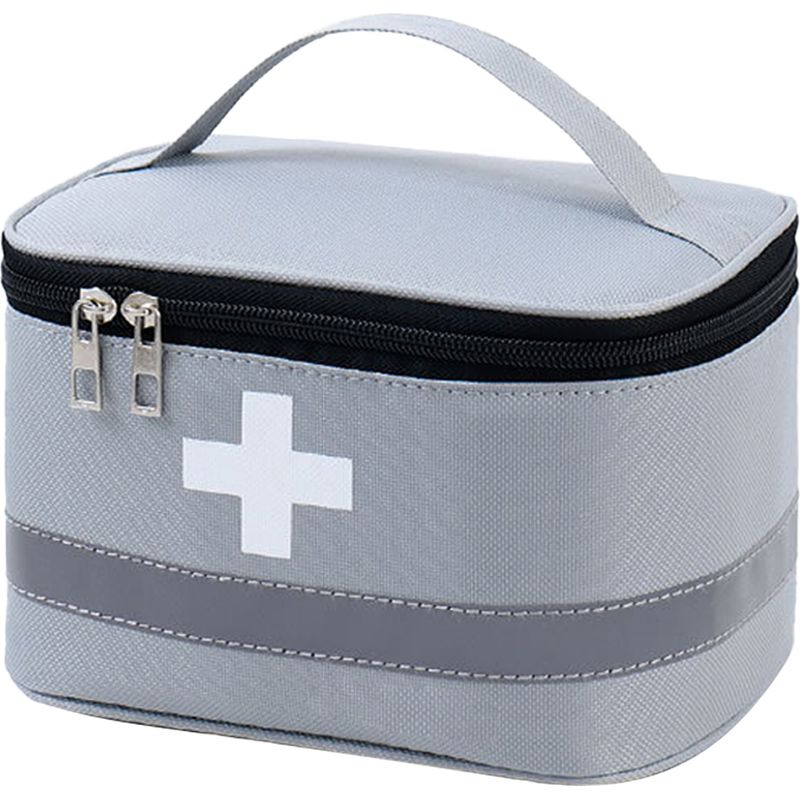 Erste-hilfe-tasche – Leere Sanitätstasche – Robust Und Übersichtlich – Für Auto, Camping, Outdoor, Zuhause, Büro – 1 Stück