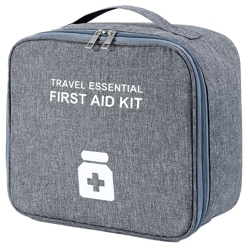Erste-hilfe-set – 18 X 12 X 8 Cm – Separate Fächer – Für Reisen, Büro, Camping, Wandern – 1 Stück