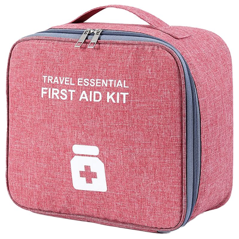 Erste-hilfe-tasche – 18 X 12 X 8 Cm – Separate Fächer – Für Medikamente, Kosmetik Und Notfallausrüstung – 1 Stück