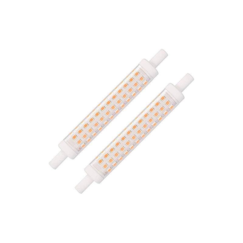 R7s Led-lampe – 10 W – 118 Mm – 3000 K – 1200 Lm – J118-fassung – Nicht Dimmbar – 230 V Ac – Entspricht 100 W Halogenlampe – 2er-pack
