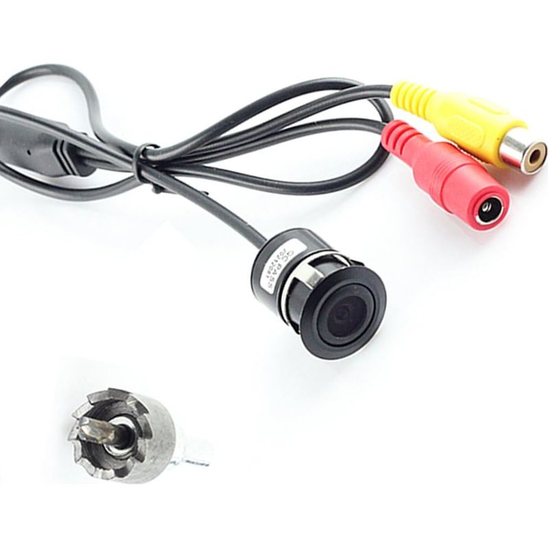 Rückfahrkamera Fürs Auto – 170°-weitwinkelobjektiv – Infrarot-nachtsicht – Ip68 Wasserdicht – Universelle 18-mm-halterung – 1 Stück