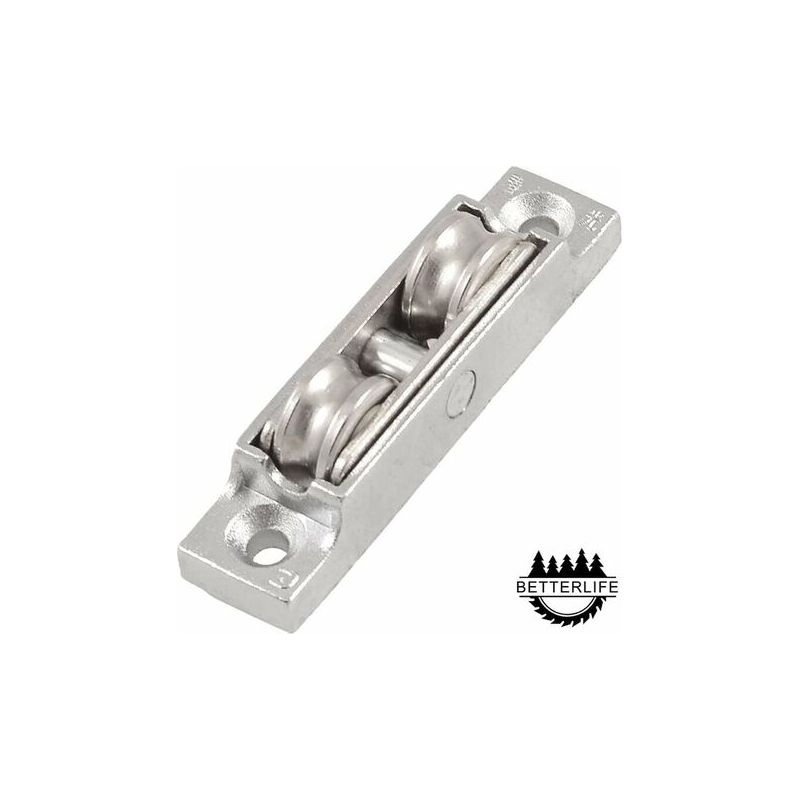 Schiebefensterrolle – 12-mm-metallwelle – Doppellager – 55-mm-befestigungsloch – 1 Stück
