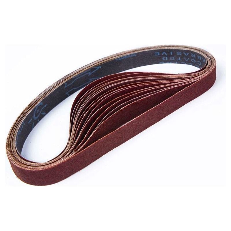 Schleifbänder - 25 X 762 Mm - Körnungen 80, 120, 150, 240, 400 - Für Bandschleifer - 15 Stück