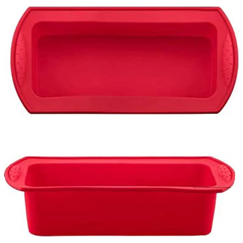 Silikon-brotform – 27 X 13 X 6,5 Cm – Hitzebeständig Von -40 °c Bis 230 °c – Mikrowellen- Und Kühlschrankgeeignet – 2er-set