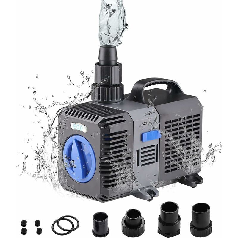 Teichfilterpumpe – 3600 L/h – 2,8 M Förderhöhe – 20 W – Geeignet Für Fischteiche, Karpfenteiche Und Aquarien – 1 Stück