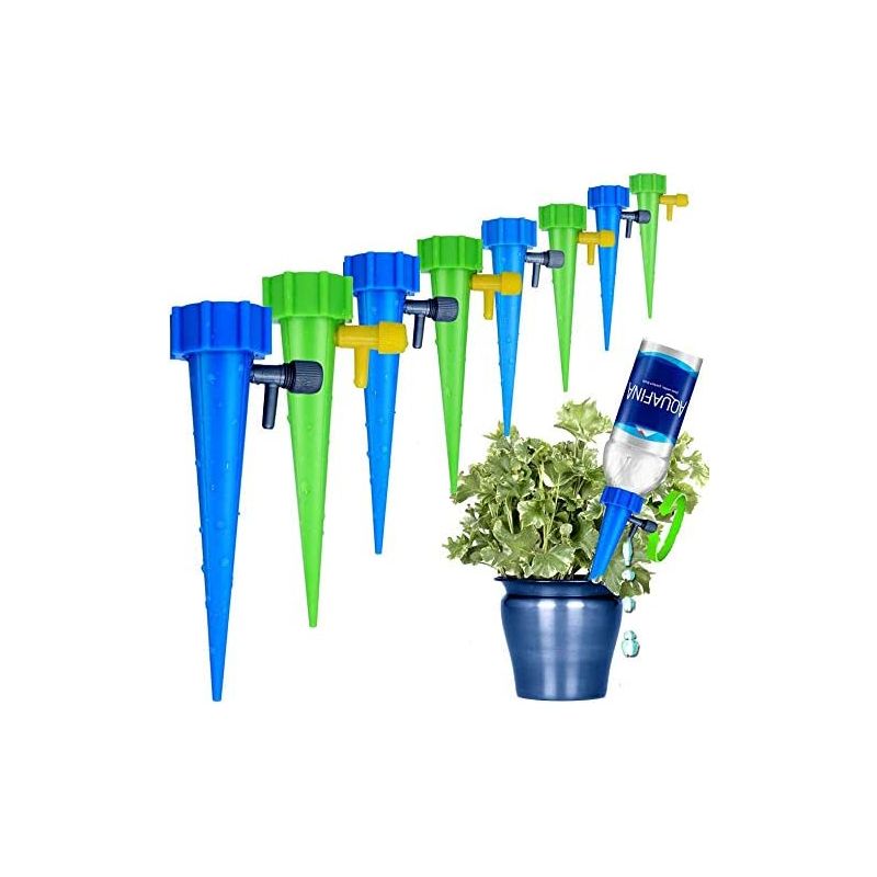 Automatische Gießkanne – Tropfbewässerungssystem Für Garten- Und Zimmerpflanzen – Geeignet Für 0,5- Bis 2-liter-flaschen – Einstellbare Durchflussmenge (0–60 Tropfen) – 1 Stück